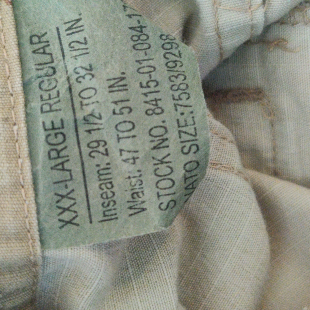 Authentic Military pants - Picture 2 of 2